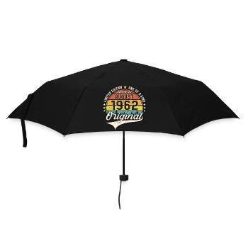 Cadeau original du 60e anniversaire d'août 1962 - Parapluie standard - noir - Devant