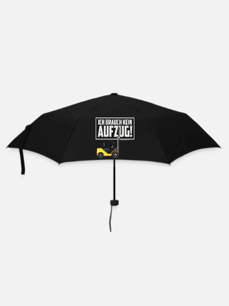 Gabelstapler Fahrer - Regenschirm (klein) - Schwarz
