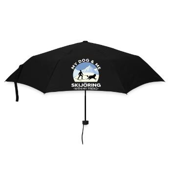 Skijoring Hundesport Zughund Skijoering - Parapluie standard - noir - Devant