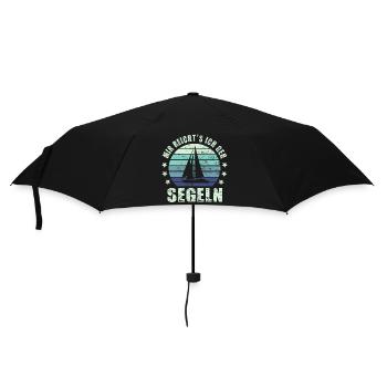 Segeln Segelboot - Regenschirm (klein) - Schwarz - Vorne