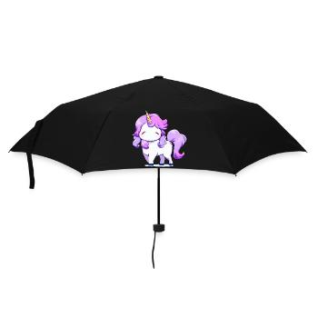 Unicorn Magic: Bright Colors, Vivid Dreams - Umbrella (small) - black - Front
