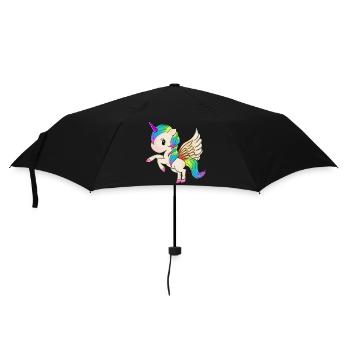 Unicorn - Parapluie standard - noir - Devant