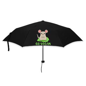 Design de souris pour les fiers végétaliens - Parapluie standard - noir - Devant