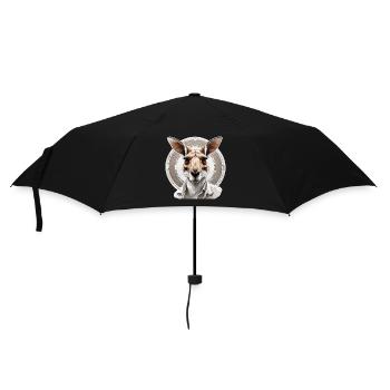 Kangaroo / Animal / Australia / Marsupial / Outback - Umbrella (small) - black - Front