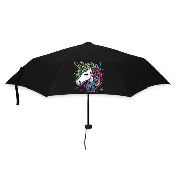 Licorne - Parapluie standard - noir - Devant