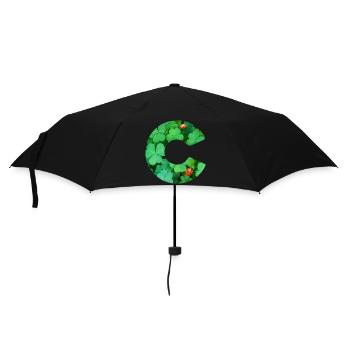 Shamrocks C - Umbrella (small) - black - Front