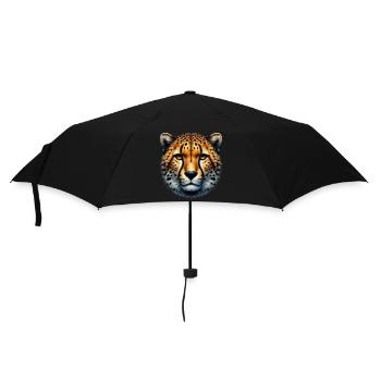 Gepard - Regenschirm (klein) - Schwarz - Vorne