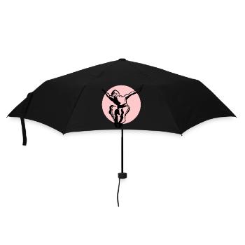 Ninja - couleur noire - Parapluie standard - noir - Devant