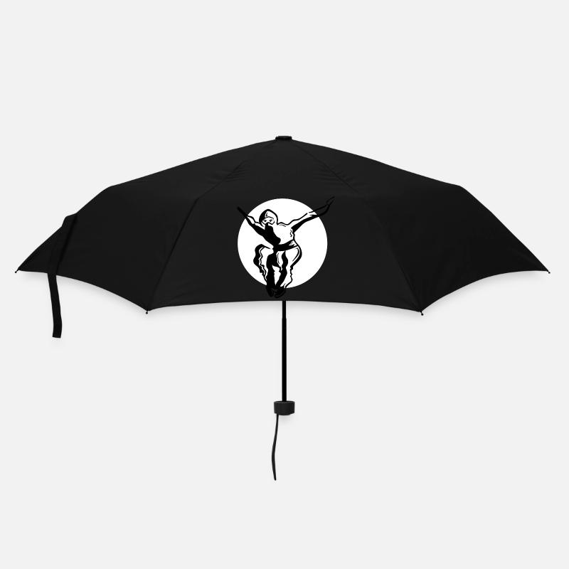 Ninja - whiteblack - Regenschirm (klein) - Schwarz