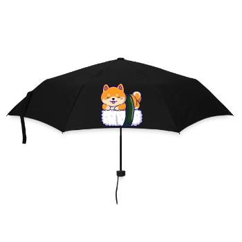 Shiba Inu Dog Sushi Japan Akita I Gift - Umbrella (small) - black - Front