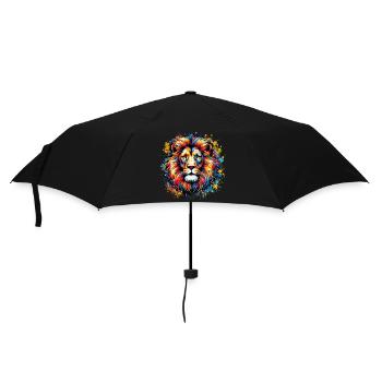 Lion - Umbrella (small) - black - Front