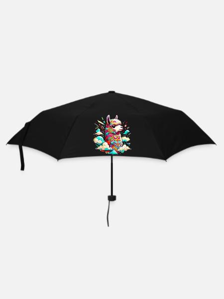 Alpaka - Regenschirm (klein) - Schwarz