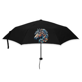 Horse - Umbrella (small) - black - Front