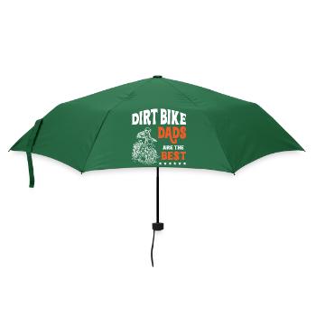 Dirt Bike Dads Are The Best Motocross - Umbrella (small) - bottlegreen - Front