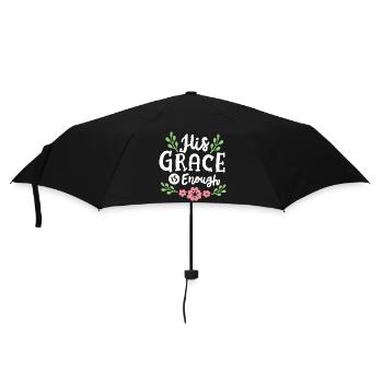 Christlich Glaube Religiös - Regenschirm (klein) - Schwarz - Vorne
