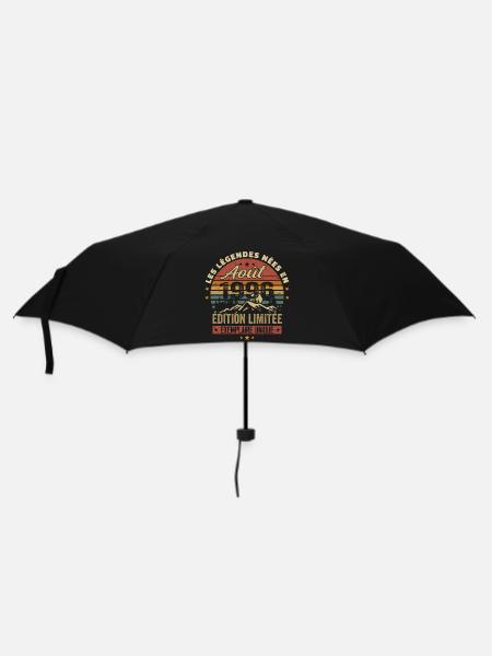 Août 1996 Cadeau Anniversaire Aout 1996 August - Parapluie standard - noir