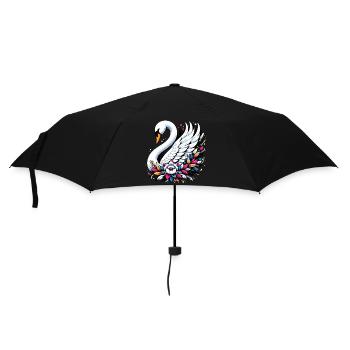 Swan - Umbrella (small) - black - Front