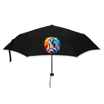 Lémurien - Parapluie standard - noir - Devant