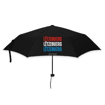 Drapeau du Luxembourg, fierté luxembourgeoise - Parapluie standard - noir - Devant