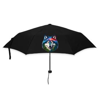 Wolf - Umbrella (small) - black - Front