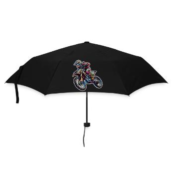 Motocross - Umbrella (small) - black - Front