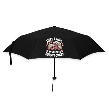 Crab Hermit Crab Crab Crab Crab - Umbrella (small) - black - Front