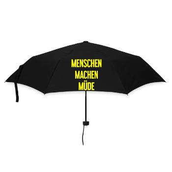 Les gens vous fatiguent - Drôle de dicton - Parapluie standard - noir - Devant
