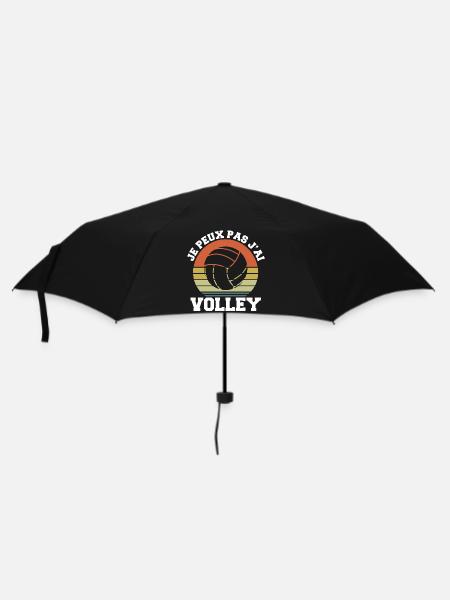 Je peux pas j ai Volley Humour cadeau - Parapluie standard - noir