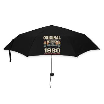 August 1980 August 1980 Gift August 1980 August 1980 - Umbrella (small) - black - Front