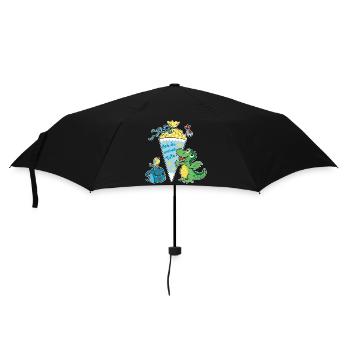 Dragon-écolier. Oh mon sac ! - Parapluie standard - noir - Devant