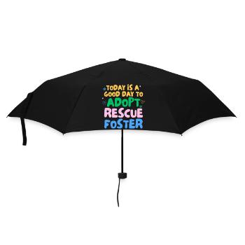 ADOPT DON'T SHOP - Umbrella (small) - black - Front