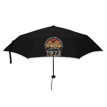 Décembre 1972 Édition Originale Cadeau décembre  - Parapluie standard - noir - Devant