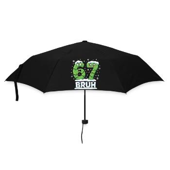 67 Bruh Christmas Memes Funny Gift Cute - Umbrella (small) - black - Front