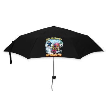 Fun Skiing Family Ski Trip Got Passed - Umbrella (small) - black - Front