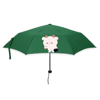 Tried Cow Coffee Run - Umbrella (small) - bottlegreen - Front