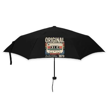 53rd Anniversary - Vintage Gift 1973 - Umbrella (small) - black - Front