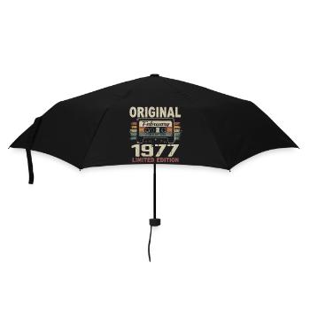 Février 1977, Cadeau d'Anniversaire février 1977 - Parapluie standard - noir - Devant