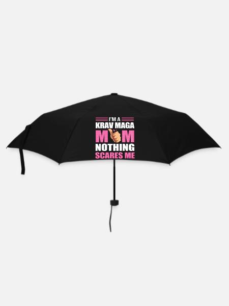 Krav Maga - Regenschirm (klein) - Schwarz