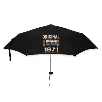 Mars 1971 Vintage mars 1971 - Parapluie standard - noir - Devant