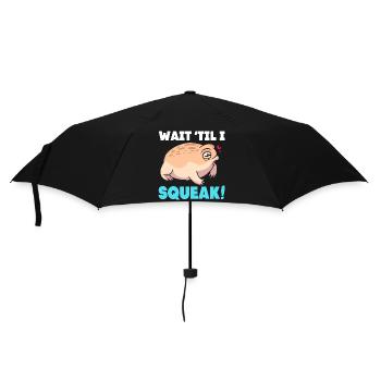 Grenouille de la pluie du désert Frosch - Parapluie standard - noir - Devant