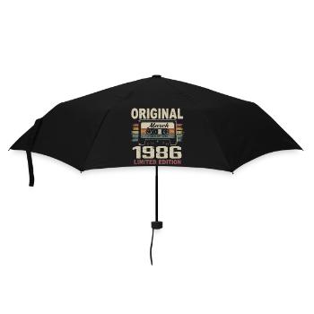 März 1986 Vintage März 1986 - Regenschirm (klein) - Schwarz - Vorne