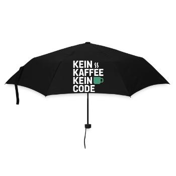 No Coffee No Code Programmer Computer Scientist - Umbrella (small) - black - Front