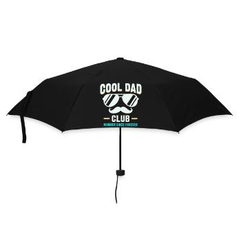 Cool Dad Club, Lustiges Vatertag Papa Hoodie - Regenschirm (klein) - Schwarz - Vorne
