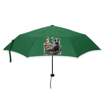 Phare de la côte de Seal Sea - Parapluie standard - vert bouteille - Devant