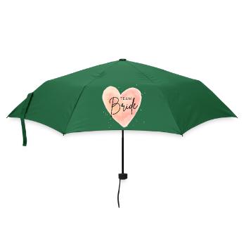 Cadeau de la petite amie de l’équipe Mariée Chemise de la Fête de Garçon - Parapluie standard - vert bouteille - Devant