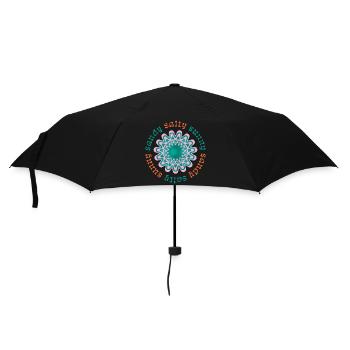 Salty Soul Mandala - Umbrella (small) - black - Front