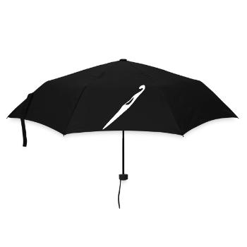 Crochet Crochet Hook Gift - Umbrella (small) - black - Front