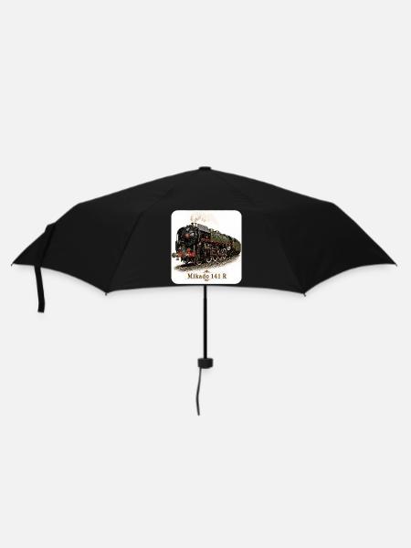 Dampflok Mikado 141 R - Regenschirm (klein) - Schwarz