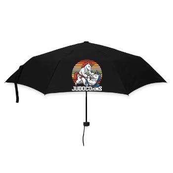 Judocorns Unicorn Judo Martial Arts Retro - Umbrella (small) - black - Front