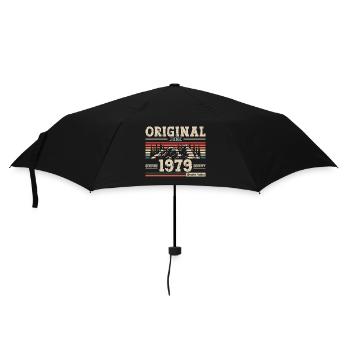 Original June 1979 Born 1979 45th Birthday 79 - Umbrella (small) - black - Front